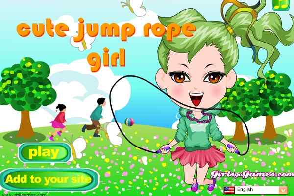 Play Cute JumpRope Girl Dress Up
