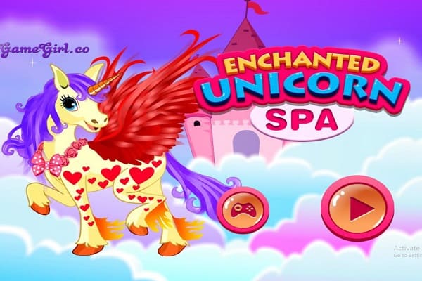 Play Enchanted Unicorn Spa