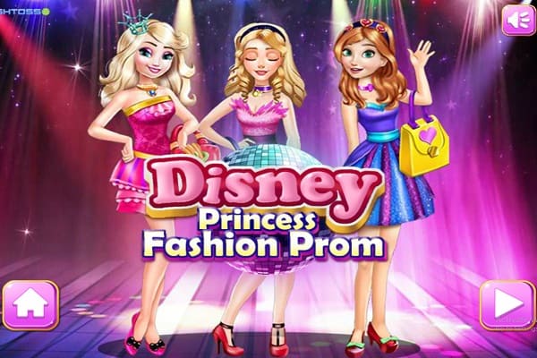 Play Disney Princess Fashion Prom