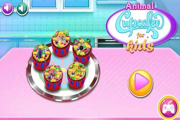Play Animal Cupcakes for Kids